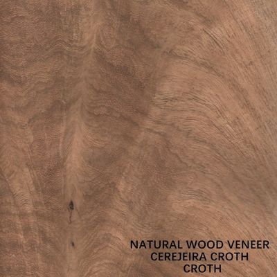 Van de hoteldecoratie de Natuurlijke Cherry Crotch Veneer Aaa Grade speciaal Korrel van Amerika