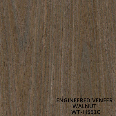 Natuurlijke Walnoot Hout Fineer Flat Cut Gekleurde Grain Joint Tot 640/1280 Mm Breedte Voor Fancy Multiplex