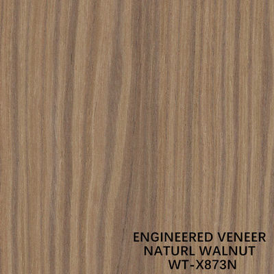 Top A Engineered Wood Fineer Natural Walnut Quater Crown Grain 2030/2500/2800/3050 mm lengte