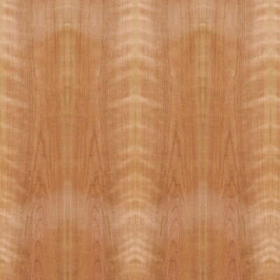 Fancy American Cherry Multiplex Crown Cut Wood Fineer Gebaseerd Mdf Spaanplaat Voor Meubilair En Kast