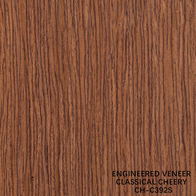 392C / 392S Recombineerde houten fineer donkerbruin voor vintage decoratie