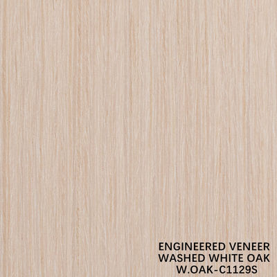 Door de mens vervaardigde gewassen eiken houten fineer 0,15-0,55 mm dikte op maat voor hotel en huis decoratie China Makes