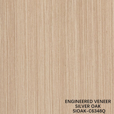 Kunstmatige houten fineer kwart gesneden van zilveren peer verlengde grootte 3200 mm voor deuren en kasten