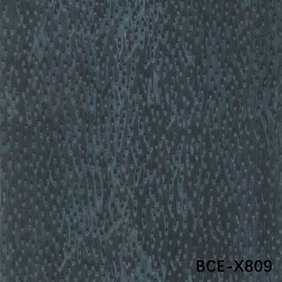 Blauw Cat's Eye ontworpen houten fineer X809 Speciaal Ring Grain Op maat gemaakte dikte 0,55 mm