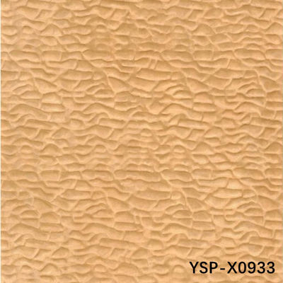 Gele kamfer sapele pommele hoogwaardige houten fineer ongebruikelijk voor hoteldecoratie X0933 van 0,55 mm dik