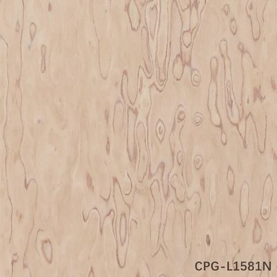 Nieuw ontwerp op maat gemaakt technisch fineer van cypress burl CPG-L1581N Lengte 2500-3100mm Decoratief paneel